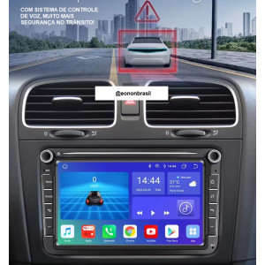 Nova Central Multimídia Eonon Ga9153SRL Puro Android 13 | 4GB Ram | Octa Core | Áudio DSP | Tela QLED | V.W Jetta / Passat / Amarok / Tiguan / Fusca Tsi