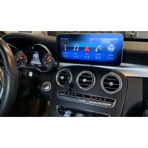 Central Multimídia Eonon Puro Android 13 Mercedes Benz Séries C180 | C200 | C250 | C300 | CLS | GLC | GLE | GLS (2015 - 2019) | Tela 10.25" Blu-Ray | 4Gb + 64Gb + Octa Core Snapdragon