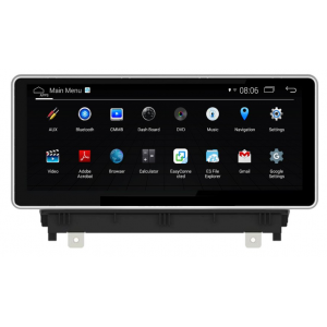 Central Multimídia Eonon Puro Android 13 | Audi A1 | A3 | Q3  (2012 à 2019) | Tela 10.25" Blu-Ray | 4Gb + 64Gb + Octa Core Snapdragon