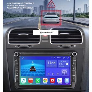 Nova Central Multimídia Eonon Ga9153SRL Puro Android 13 | 6GB Ram | Octa Core | Áudio DSP | Tela QLED | V.W Jetta / Passat / Amarok / Tiguan / Fusca Tsi
