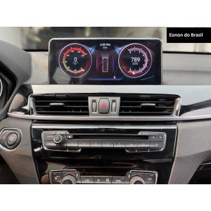 Central Multimídia Eonon Puro Android 13 | Nova BMW X1 F48 | X2 F49 (2018 à 2019) EVO System | Tela 10.25" Blu-Ray | 6Gb + 64Gb + Octa Core Snapdragon