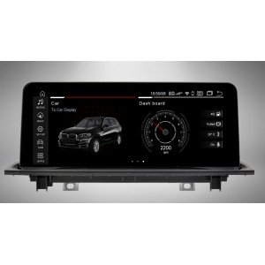 Central Multimídia Eonon Puro Android 13 | Nova BMW X1 F48 | X2 F49 (2018 à 2019) EVO System | Tela 10.25" Blu-Ray | 4Gb + 64Gb + Octa Core Snapdragon